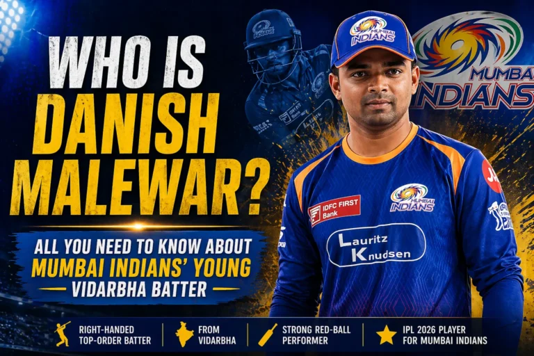 Who is Danish Malewar? All You Need to Know About Mumbai Indians' Young Vidarbha Batter
