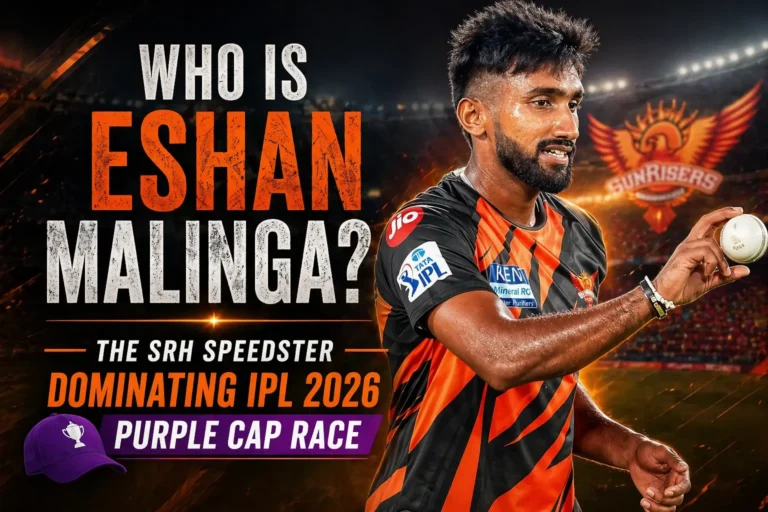 Who is Eshan Malinga - The SRH Speedster Dominating IPL 2026 Purple Cap Race