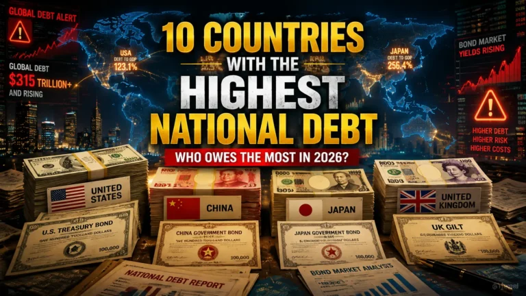 10 Countries with the Highest National Debt in 2026