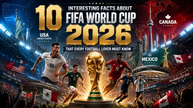 10 Interesting Facts About FIFA World Cup 2026 That Every Football Lover Must Know