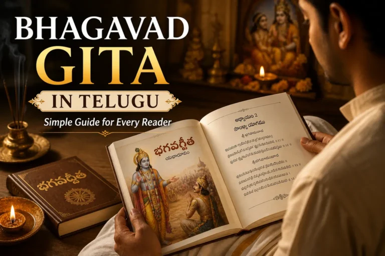 Best Bhagavad Gita Books in Telugu for Devotional Readers