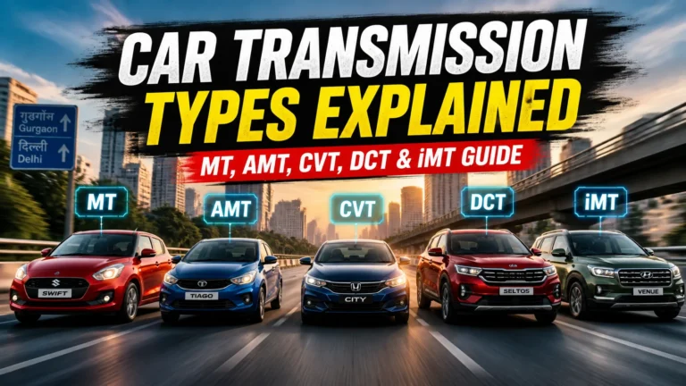 Car Transmission Types Explained MT, AMT, CVT, DCT & iMT Made Simple
