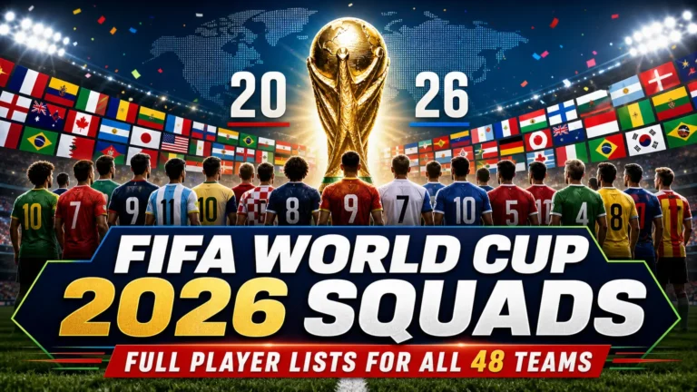 FIFA World Cup 2026 Squads – Full Player Lists for All 48 Teams FIFA World Cup 2026 Squads – Full Player Lists for All 48 Teams