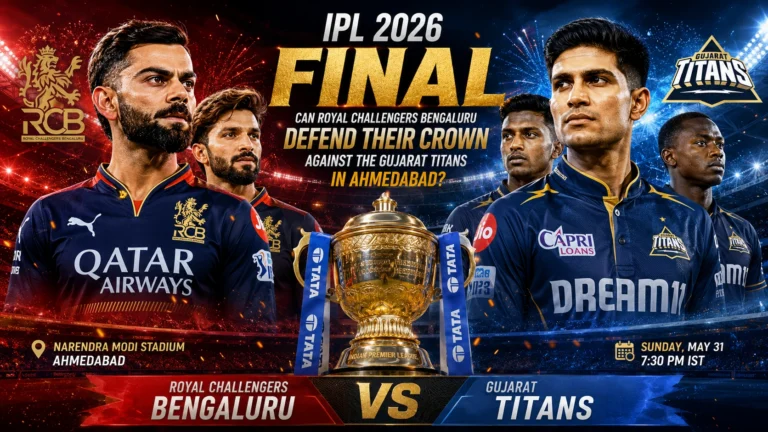 IPL 2026 Final: Can Royal Challengers Bengaluru Defend Their Crown Against the Gujarat Titans in Ahmedabad? IPL 2026 Final - Can Royal Challengers Bengaluru Defend Their Crown Against the Gujarat Titans in Ahmedabad