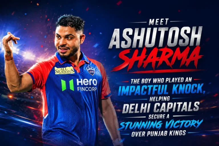 Meet Ashutosh Sharma – The Boy Who Played an Impactful Knock, Helping Delhi Capitals Secure a Stunning Victory Over Punjab Kings Meet Ashutosh Sharma – The Boy Who Played an Impactful Knock, Helping Delhi Capitals Secure a Stunning Victory Over Punjab Kings