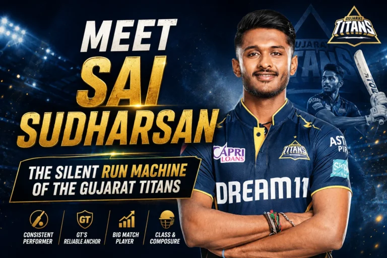 Meet Sai Sudharsan - The Silent Run Machine of the Gujarat Titans