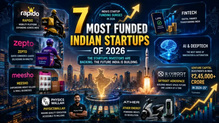 Most Funded Indian Startups