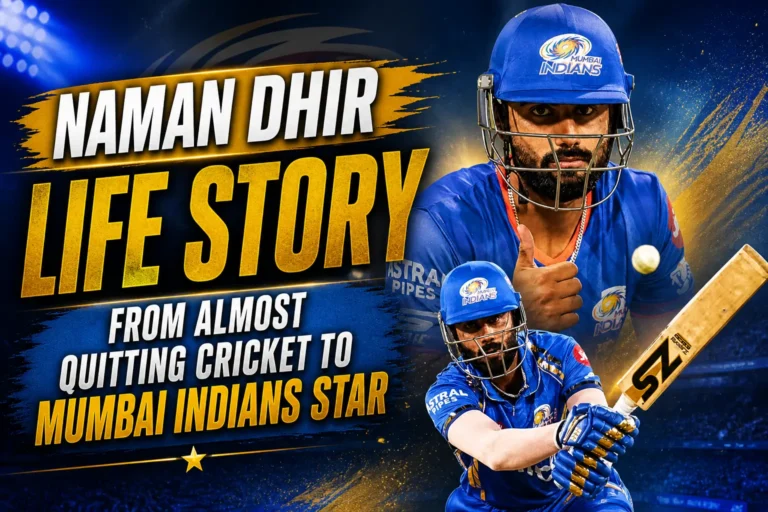 Naman Dhir Life Story - From Almost Quitting Cricket to Mumbai Indians Star