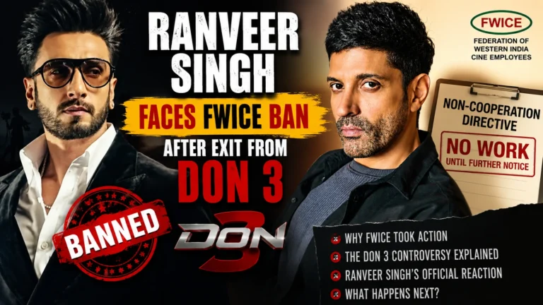 Ranveer Singh Faces FWICE Non-Cooperation Directive Over Don 3 Exit Ranveer Singh Faces FWICE Ban After Exit from Don 3