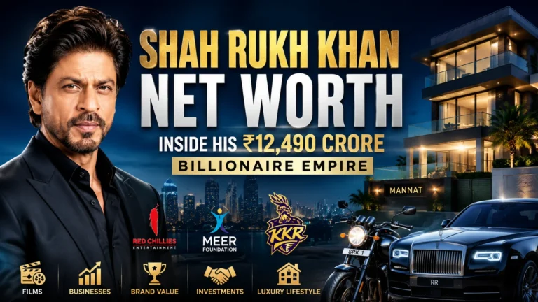 Shahrukh Khan Net Worth: Inside His ₹12,490 Crore Billionaire Empire Shahrukh Khan Net Worth