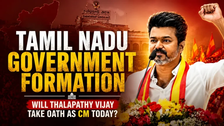 Tamil Nadu Government Formation - Will Thalapathy Vijay Take Oath as CM Today