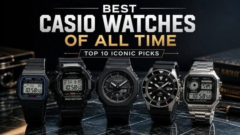 Top 10 Casio Watches of All Time — The Legends That Never Go Out of Style