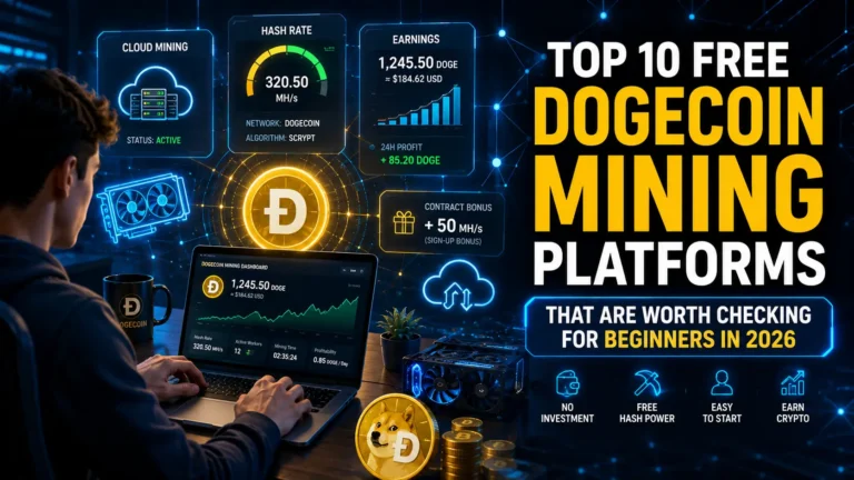 Top 10 Free Dogecoin Mining Platforms in 2026 — What Works, What Does Not, and What to Watch Out For Top 10 Free Dogecoin Mining Platforms That are Worth Checking for Beginners in 2026