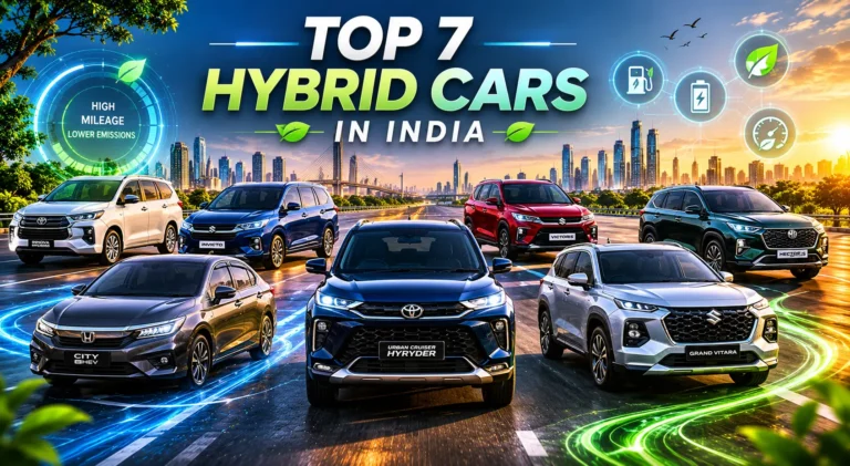 Top 7 Hybrid Cars in India: The Best Fuel-Efficient Options You Can Buy Right Now