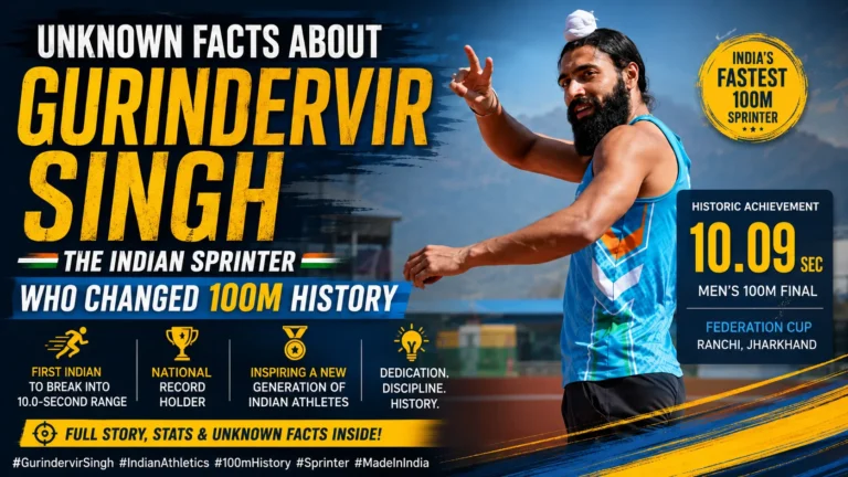 Unknown Facts About Gurindervir Singh: The Indian Sprinter Who Changed 100m History Unknown Facts About Gurindervir Singh: The Indian Sprinter Who Changed 100m History