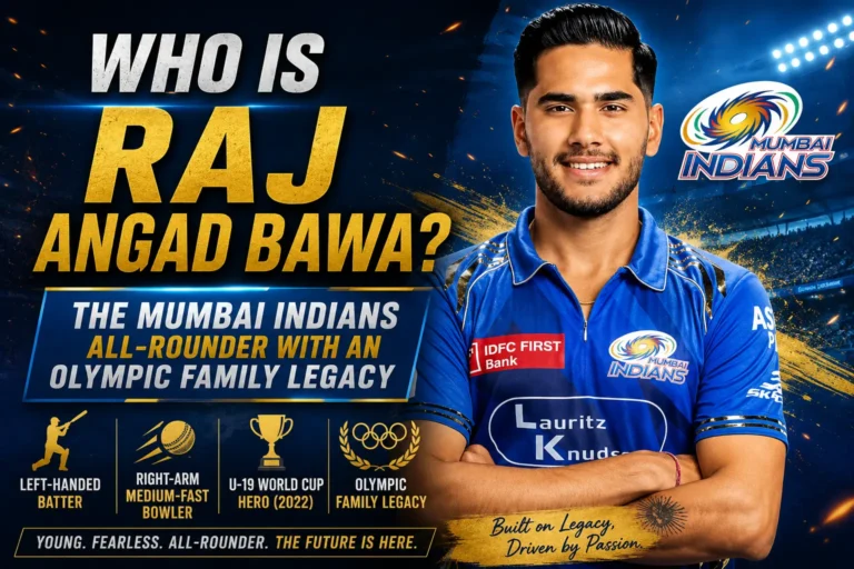 Who Is Raj Angad Bawa? The Mumbai Indians All-Rounder With an Olympic Family Legacy
