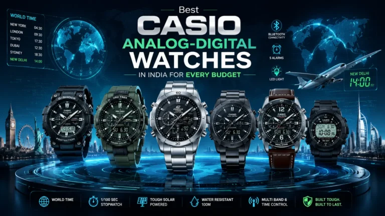 Top 10 Best Casio Analog-Digital Watches in India for Every Budget in 2026 10 Best Casio Analog-Digital Watches in India for Every Budget