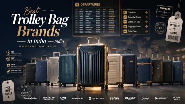10 Most Reliable Trolley Bag Brands in India — For Every Budget and Every Kind of Trip