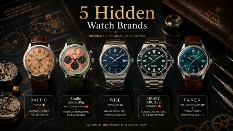 5 Hidden Watch Brands You Should Know Before Anyone Else