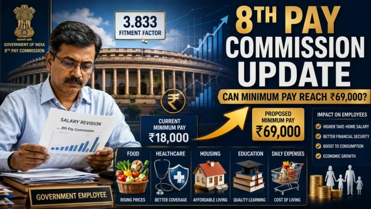 8th Pay Commission Update - Can Minimum Pay Reach ₹69,000