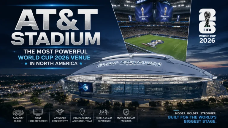 AT&T Stadium: The Most Powerful World Cup 2026 Venue in North America AT&T Stadium - The Most Powerful World Cup 2026 Venue in North America
