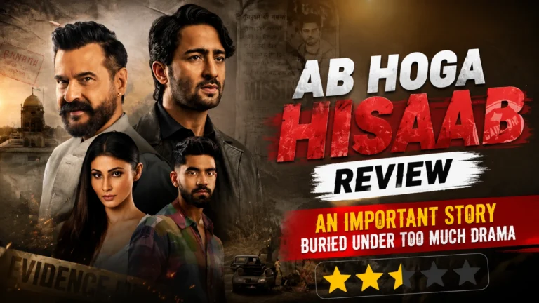 Ab Hoga Hisaab Review: An Amazon MX Player Crime Thriller That Forgot to Be Thrilling