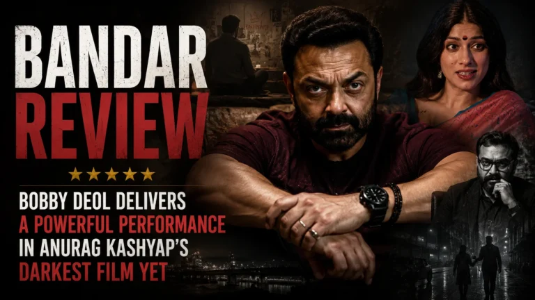 Bandar Review: Bobby Deol Delivers a Powerful Performance in Anurag Kashyap's Darkest Film Yet