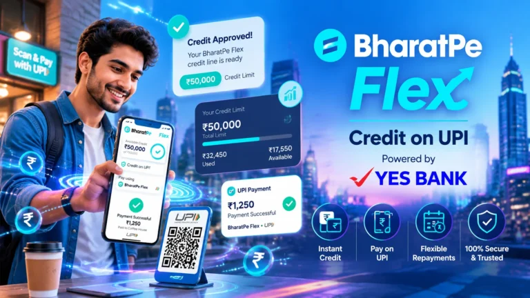 BharatPe Flex Launches in India: How the New Credit on UPI Feature Works BharatPe Flex Launches in India - How the New Credit on UPI Feature Works