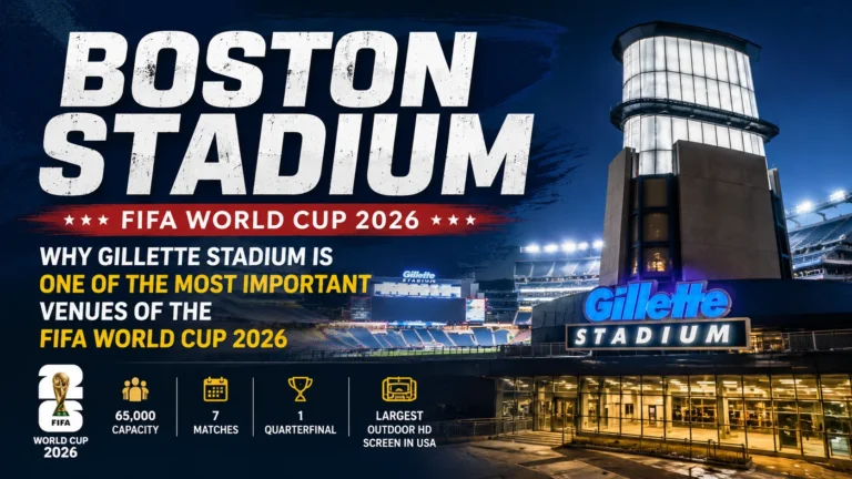 Boston Stadium: Why Gillette Stadium Is One of the Most Important Venues of the FIFA World Cup 2026