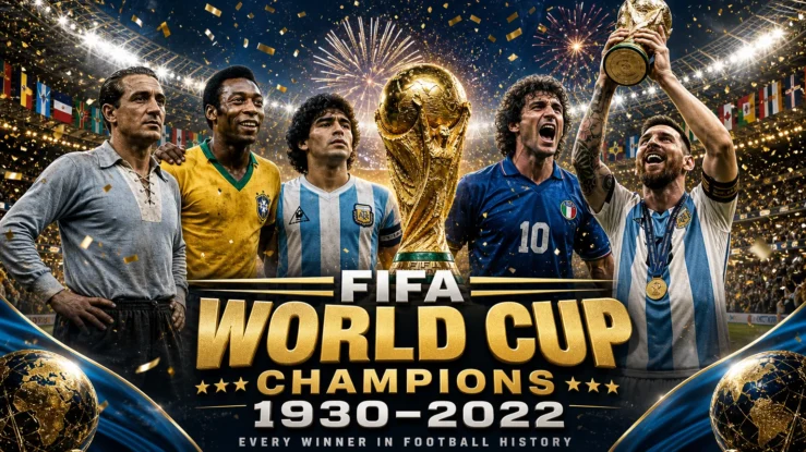 FIFA World Cup Winners List