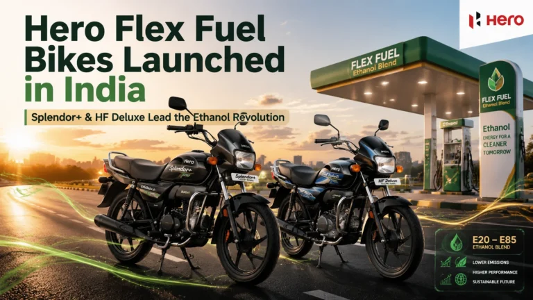 Hero Launches Flex Fuel Splendor+ and HF Deluxe Flex Fuel, Plans Ethanol-Powered Future for Entire Lineup Hero Launches Flex Fuel Splendor+ and HF Deluxe Flex Fuel, Plans Ethanol-Powered Future for Entire Lineup