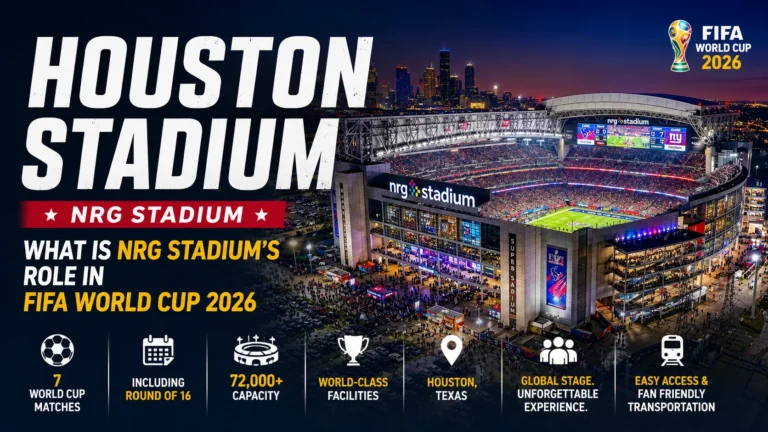 Houston Stadium - What is NRG Stadium's Role in the FIFA World Cup 2026