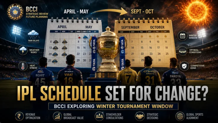 IPL Schedule Set for Change - BCCI Exploring Winter Window for the Tournament