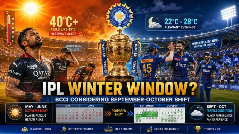 IPL Winter Window - BCCI Considering September-October Shift