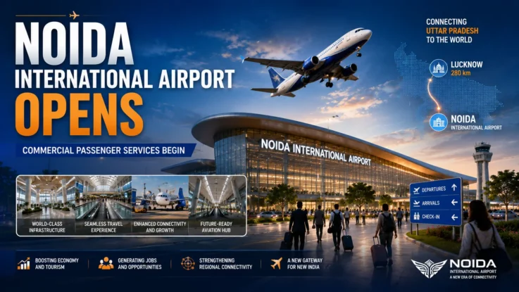 Jewar Airport Opens - Noida International Airport Begins Commercial Services