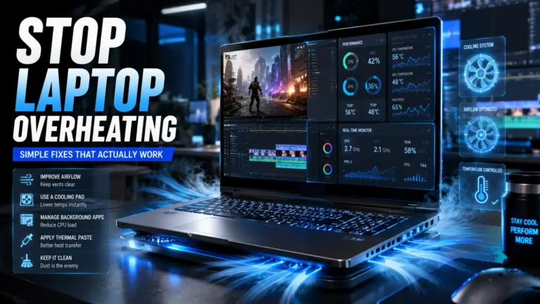 5 Easy Ways to Keep Your Laptop Cool While Gaming and Working Laptop Overheating - 5 Easy Fixes to Keep It Cool and Fast