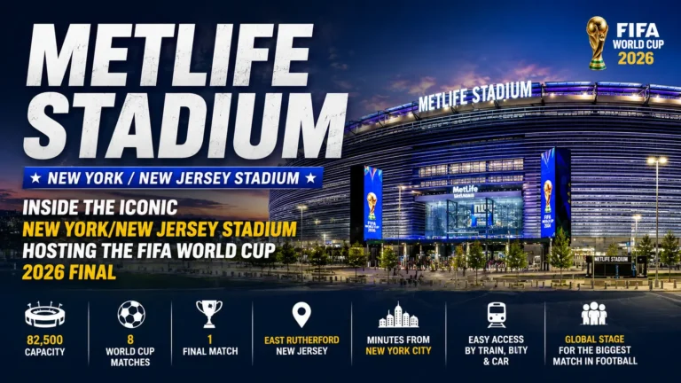 MetLife Stadium - Inside the Iconic New York New Jersey Stadium Hosting the FIFA World Cup 2026 Final