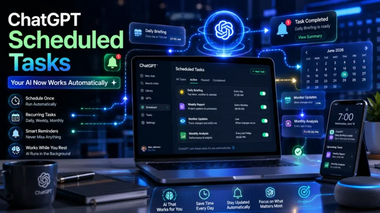 OpenAI Launches Scheduled Tasks in ChatGPT: Here’s How AI Can Now Work Automatically OpenAI Launches Scheduled Tasks in ChatGPT: Here's How AI Can Now Work Automatically