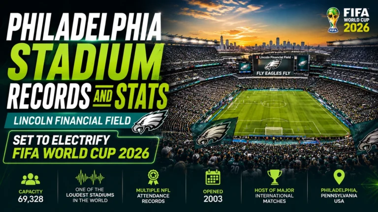 Philadelphia Stadium Records and Stats: Lincoln Financial Field Set to Electrify FIFA World Cup 2026