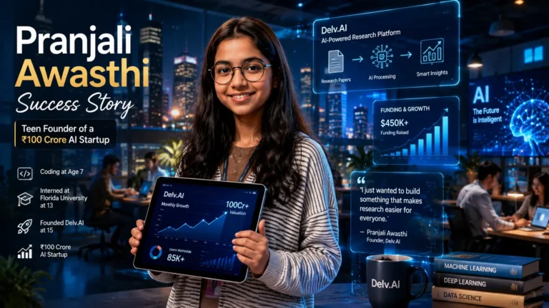Who Is Pranjali Awasthi? The Teen AI Founder Behind a ₹100 Crore Startup Who Is Pranjali Awasthi? The Teen AI Founder Behind a ₹100 Crore Startup