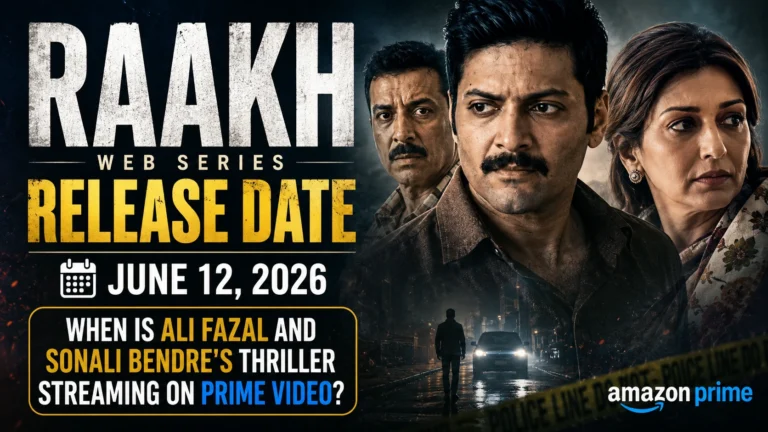 Raakh Web Series Release Date - When Is Ali Fazal and Sonali Bendres Thriller Streaming on Prime Video