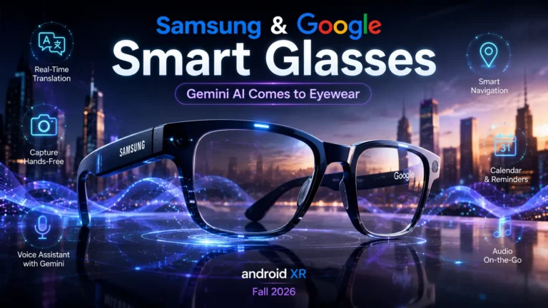 Samsung and Google Smart Glasses Revealed - Gemini AI Comes to Eyewear