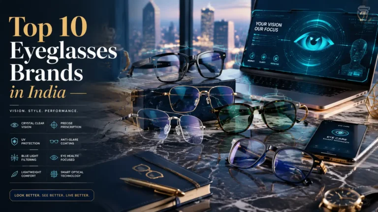Top 10 Eyeglasses Brands in India — The Best Options for Every Budget, Style, and Screen Time