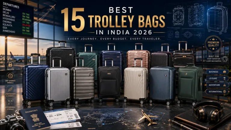 Top 15 Best Trolley Bags in India That Make Every Trip Easier