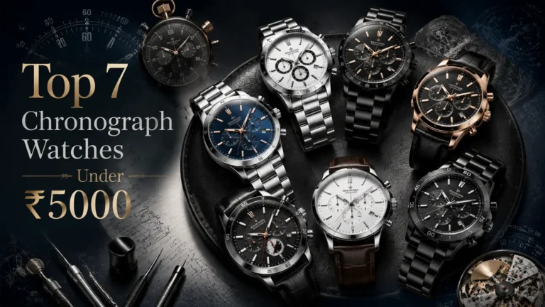 Top 7 Chronograph Watches Under INR 5000 That Look Way More Expensive Than They Actually Are