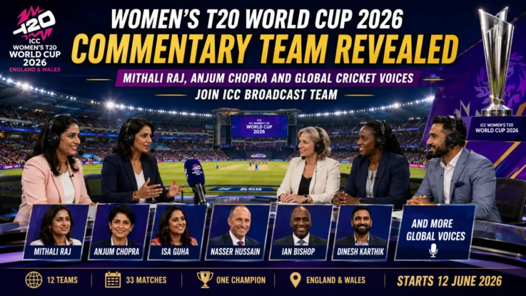 Women's T20 World Cup 2026 Commentary Team Revealed
