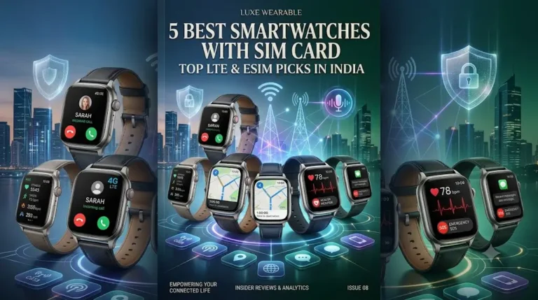 5 Best Smartwatches with SIM Card Support in India: Stay Connected Without Your Phone