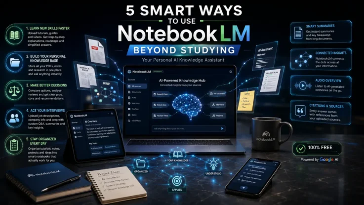 5 Smart Ways to Use NotebookLM Beyond Studying