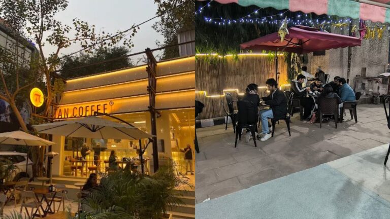 Best outdoor cafes in East Delhi with open-air and rooftop seating