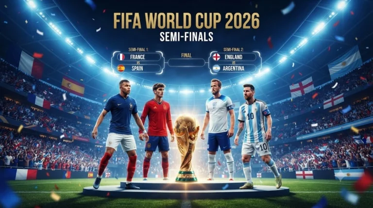 FIFA World Cup 2026 Semi-Finals - France vs Spain and England vs Argentina Set Up a Dream Last Four